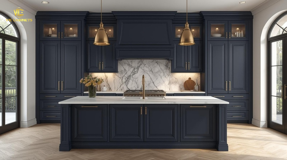 Navy Blue Inset - Image 2