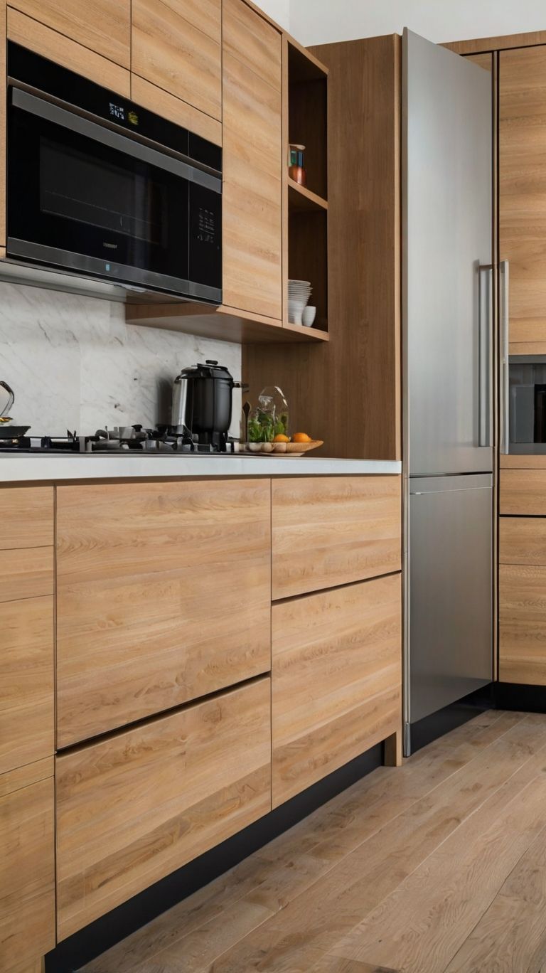 White-oak Melamine Flat Door - Image 2