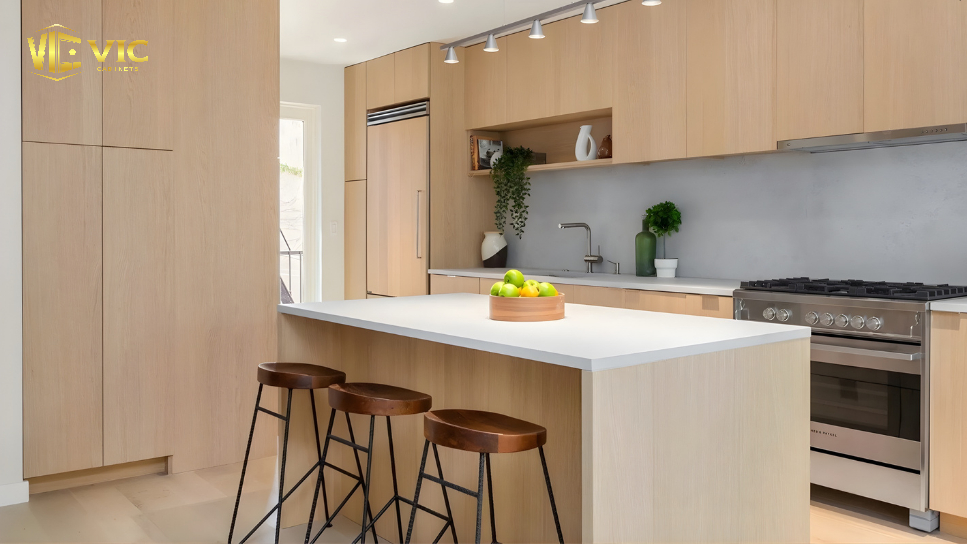 White-oak Melamine Flat Door - Image 3