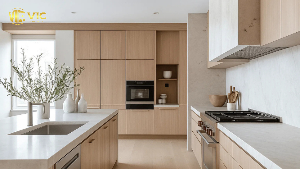 White-oak Melamine Flat Door - Image 4