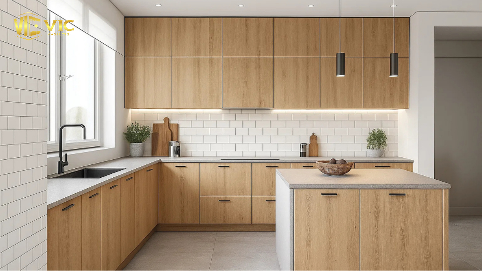 White-oak Melamine Flat Door - Image 5
