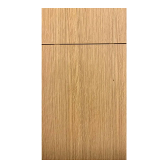 oak wood grain flat panel kitchen cabinet door with natural finish by VIC Cabinet