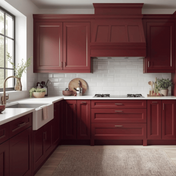 Red Shaker - VIC Cabinet