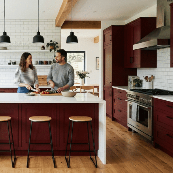 Red Shaker - VIC Cabinet