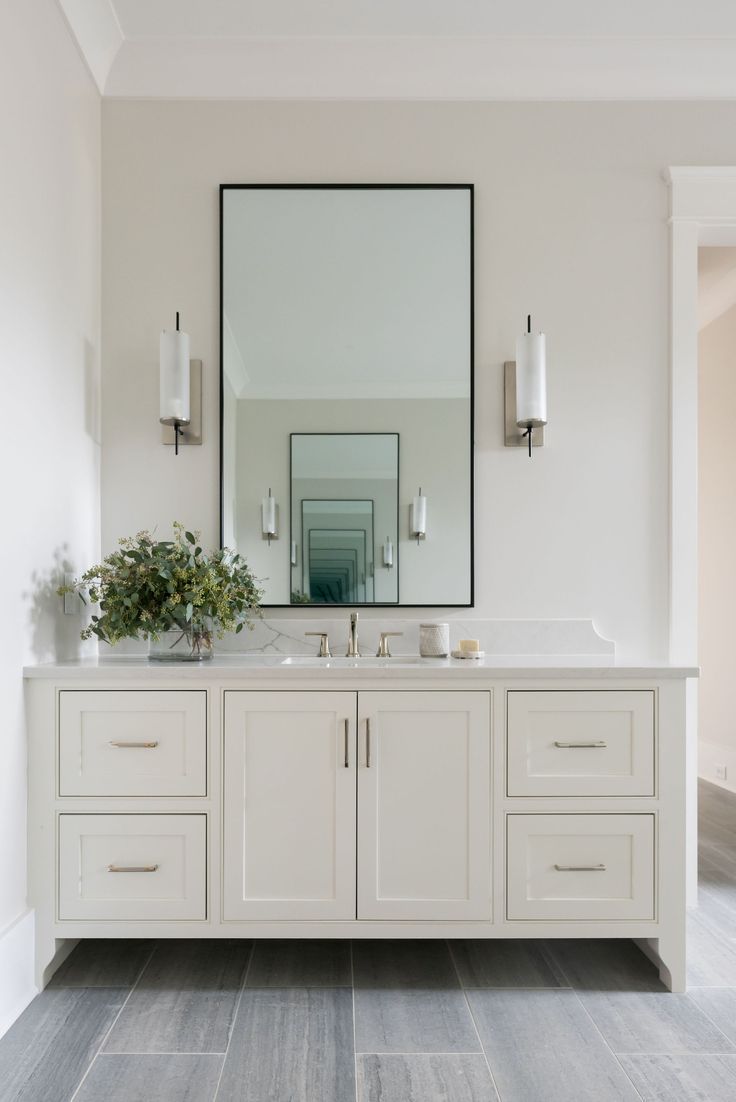 white bathroom vanity cabinet with sink base and drawer storage